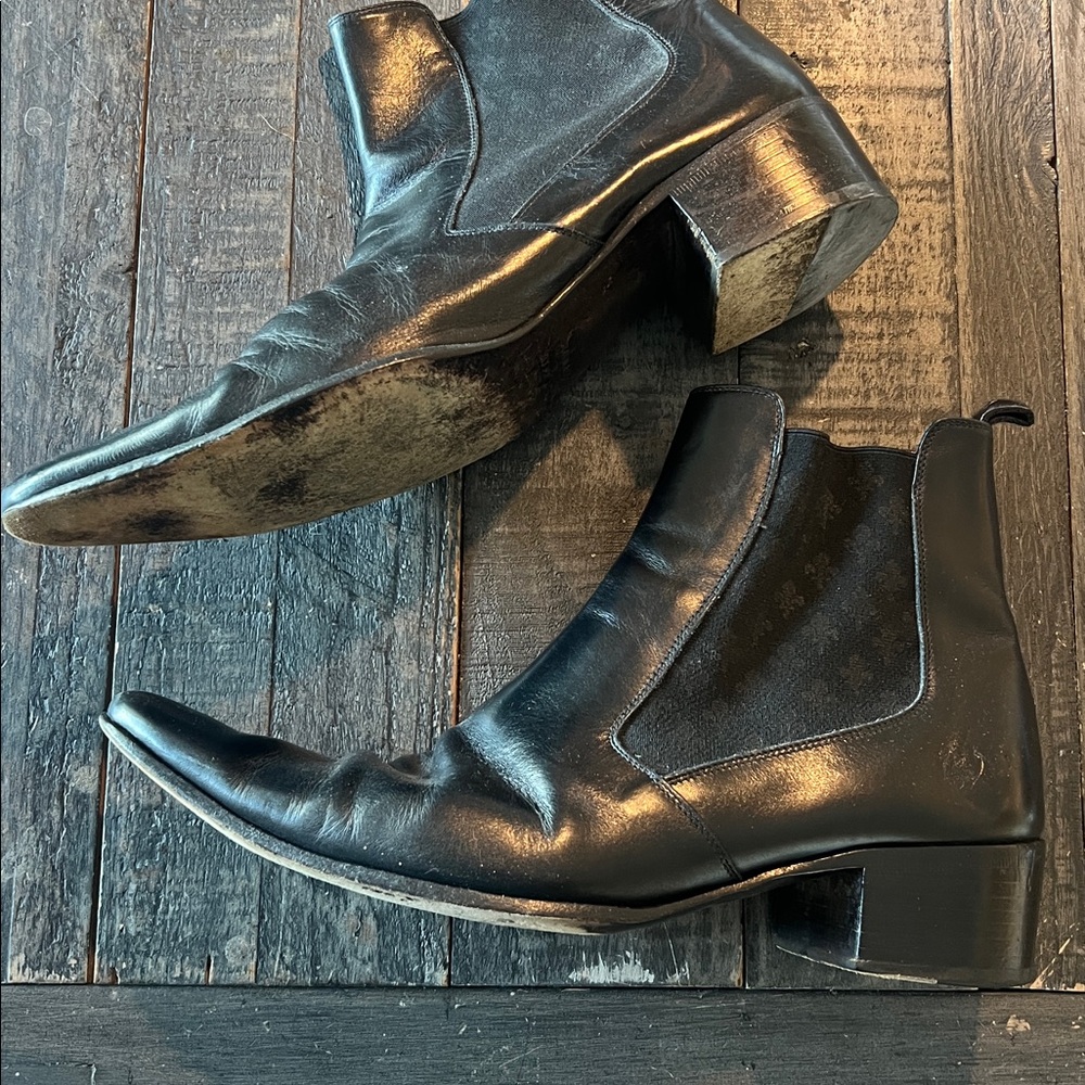 Patrick Cox Rich Black Leather Shoes View 3